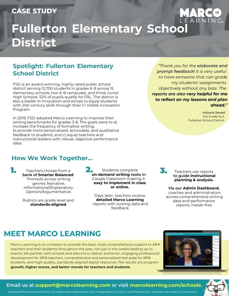 Case Study Fullerton HS